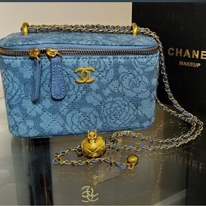 Brand new gwp Chanel Blue Quilted Women's Bag/ crossbody